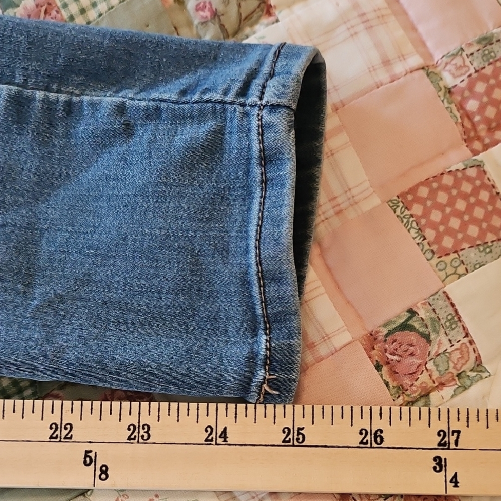 1822 'Butter' Denim Mid-Rise Skinny Jeans- Size 8 - Picture 6 of 8